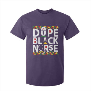 Dope Black Nurse T Shirt For Kid Proud Afro Melanin RN TS02 Purple Print Your Wear