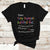 T Shirt Dear Tiny Human Behind Me Inspiration Back To School Teacher TS02 Black Printyourwear