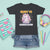 Cute Kindergarten Unicorn T Shirt For Kid I'm Ready To Crush Kinder 1st Day Of School For Girls TS02 Black Printyourwear