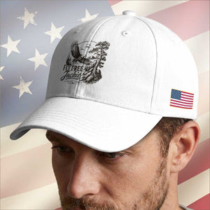 Fly Free Jackie Vintage Etching Soaring Eagle Baseball Cap Big Bear Lake Wilderness Graphic TS02 Print Your Wear