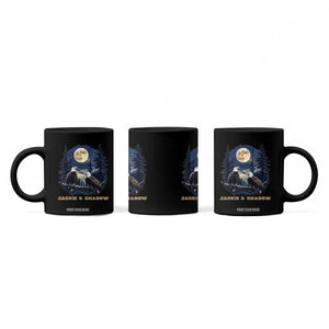 Jackie and Shadow Bald Eagle Couple Coffee Mug Full Moon Forest Vintage Nature Graphic TS02 Print Your Wear