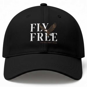 Fly Free Jackie Eagle 2012 2026 Memorial Baseball Cap Soaring Wilderness Tribute TS02 Print Your Wear