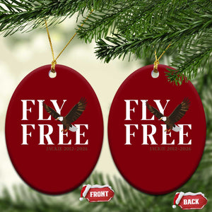 Fly Free Jackie Eagle 2012 2026 Memorial Ceramic Ornament Soaring Wilderness Tribute TS02 Print Your Wear