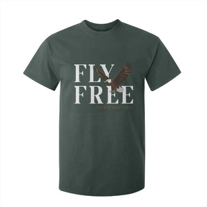 Fly Free Jackie Eagle 2012 2026 Memorial T Shirt For Kid Soaring Wilderness Tribute TS02 Dark Forest Green Print Your Wear