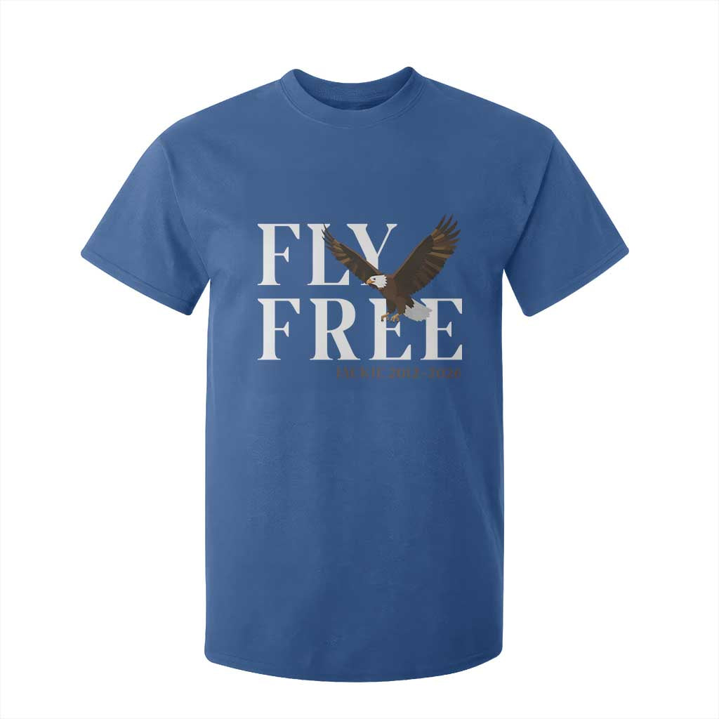 Fly Free Jackie Eagle 2012 2026 Memorial T Shirt For Kid Soaring Wilderness Tribute TS02 Royal Blue Print Your Wear