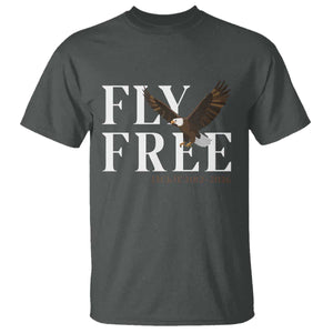 Fly Free Jackie Eagle 2012 2026 Memorial T Shirt Soaring Wilderness Tribute TS02 Dark Heather Print Your Wear