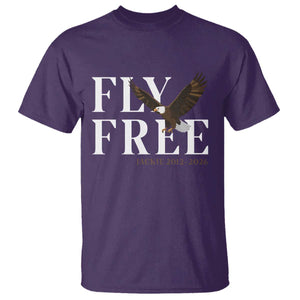 Fly Free Jackie Eagle 2012 2026 Memorial T Shirt Soaring Wilderness Tribute TS02 Purple Print Your Wear
