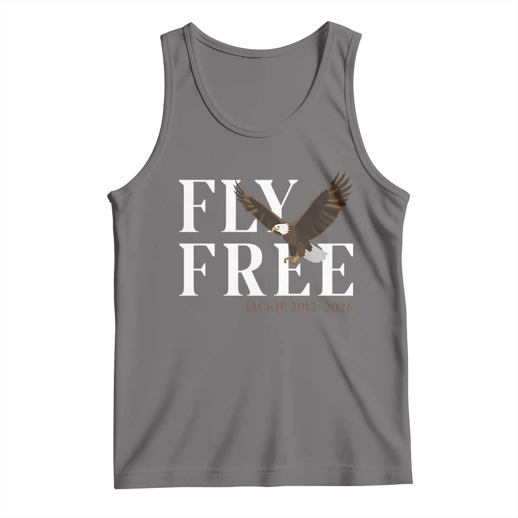 Fly Free Jackie Eagle 2012 2026 Memorial Tank Top Soaring Wilderness Tribute TS02 Deep Heather Print Your Wear