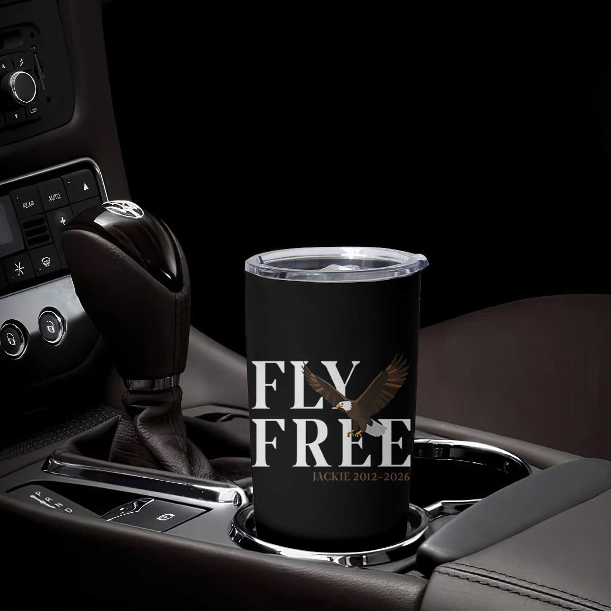 Fly Free Jackie Eagle 2012 2026 Memorial Tumbler Cup Soaring Wilderness Tribute TS02 Print Your Wear