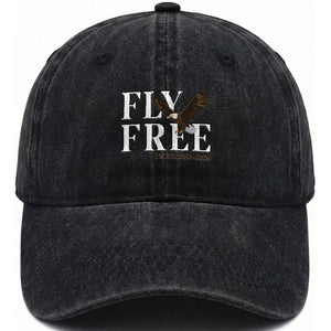 Fly Free Jackie Eagle 2012 2026 Memorial Washed Cotton Baseball Cap Soaring Wilderness Tribute TS02 Print Your Wear
