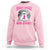 Breast Cancer Is Boo Sheet Sweatshirt Halloween Pink Ribbon Support Warrior TS02 Light Pink Print Your Wear