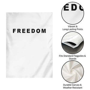Freedom Statement Garden Flag Free Speech Charlie Kirk Tribute TS02 Print Your Wear