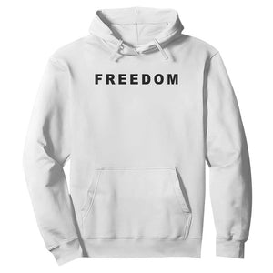 Freedom Statement Hoodie Free Speech Charlie Kirk Tribute TS02 White Print Your Wear