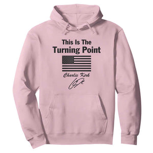 This is The Turning Point Hoodie American Flag A True Patriot Statement TS02 Light Pink Print Your Wear