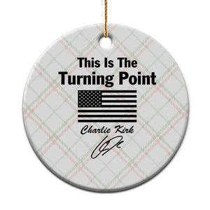 This is The Turning Point Ceramic Ornament American Flag A True Patriot Statement TS02 1pc Christmas Plaid Print Your Wear