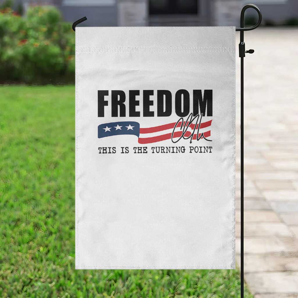 Freedom This Is The Turning Point Garden Flag True Patriot Liberty Defender American Flag TS02 Print Your Wear