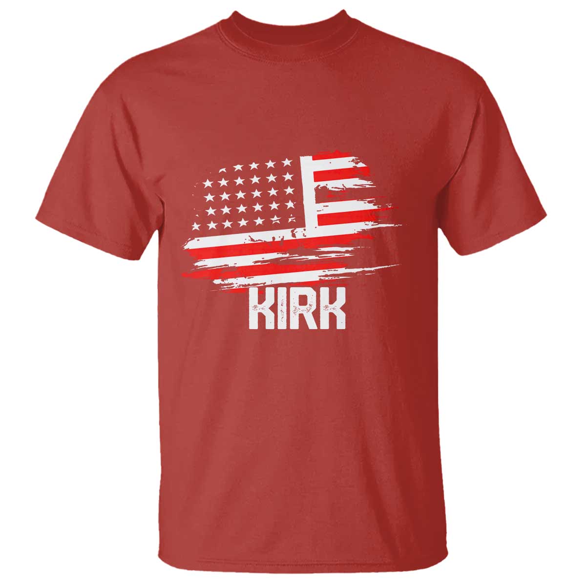 American Flag Kirk T Shirt Distressed Patriotic Team Charlie Tribute TS02 Red Print Your Wear