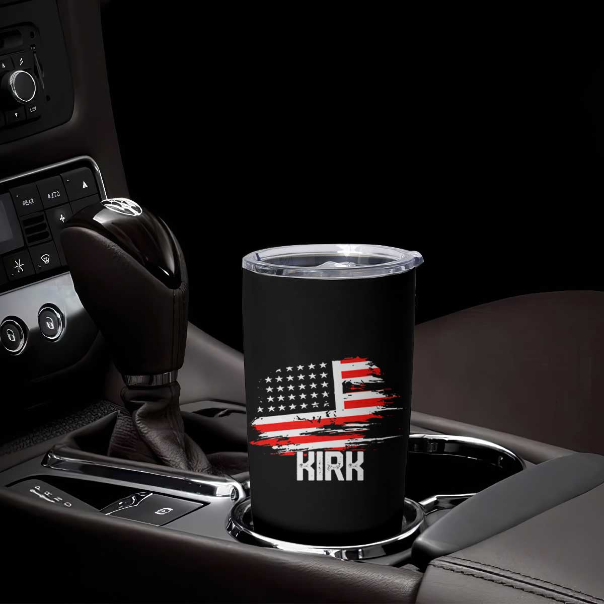 American Flag Kirk Tumbler Cup Distressed Patriotic Team Charlie Tribute TS02 Print Your Wear