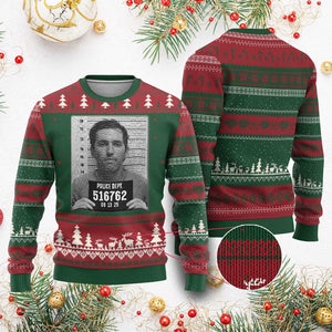 Tyler Robinson Mugshot Ugly Christmas Sweater Justice For Charlie Kirk TS02 Red Green Print Your Wear
