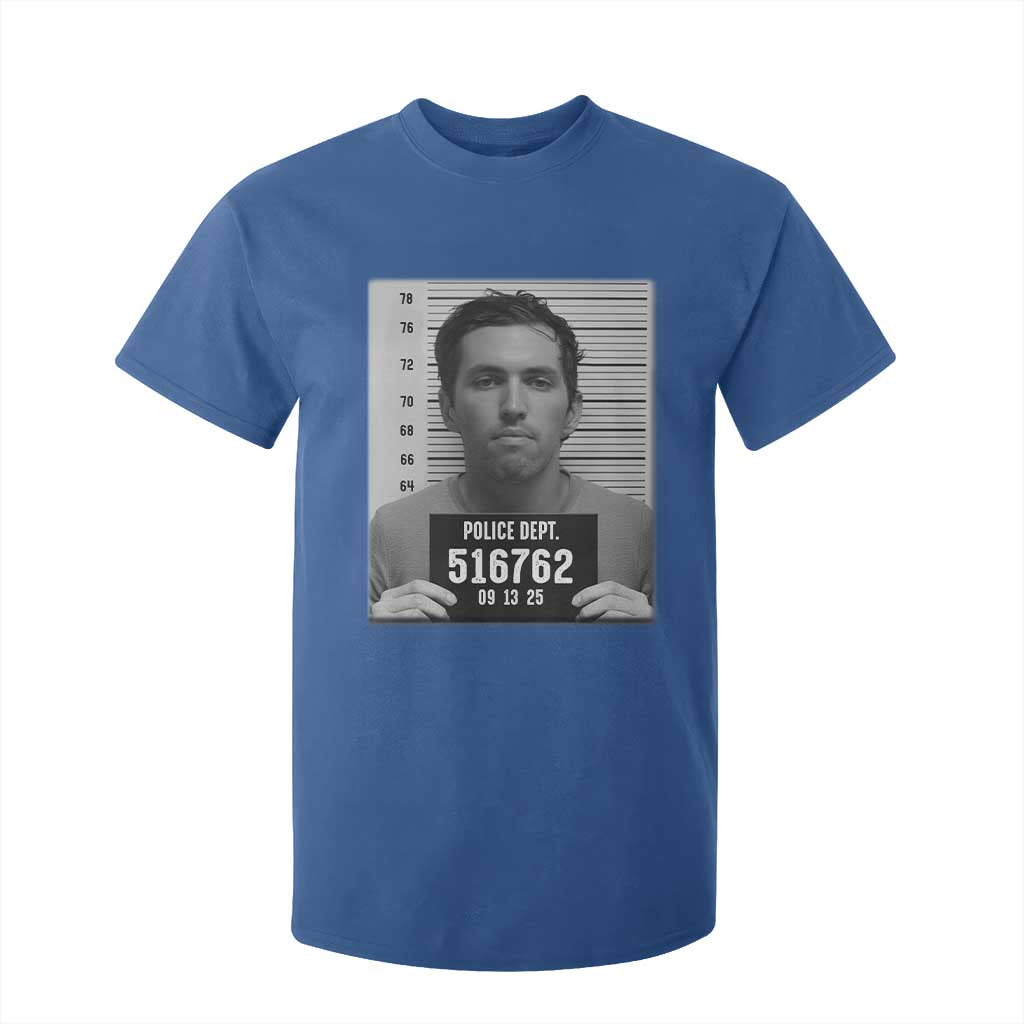 Tyler Robinson Mugshot T Shirt For Kid Justice For Charlie Kirk TS02 Royal Blue Print Your Wear