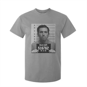 Tyler Robinson Mugshot T Shirt For Kid Justice For Charlie Kirk TS02 Sport Gray Print Your Wear