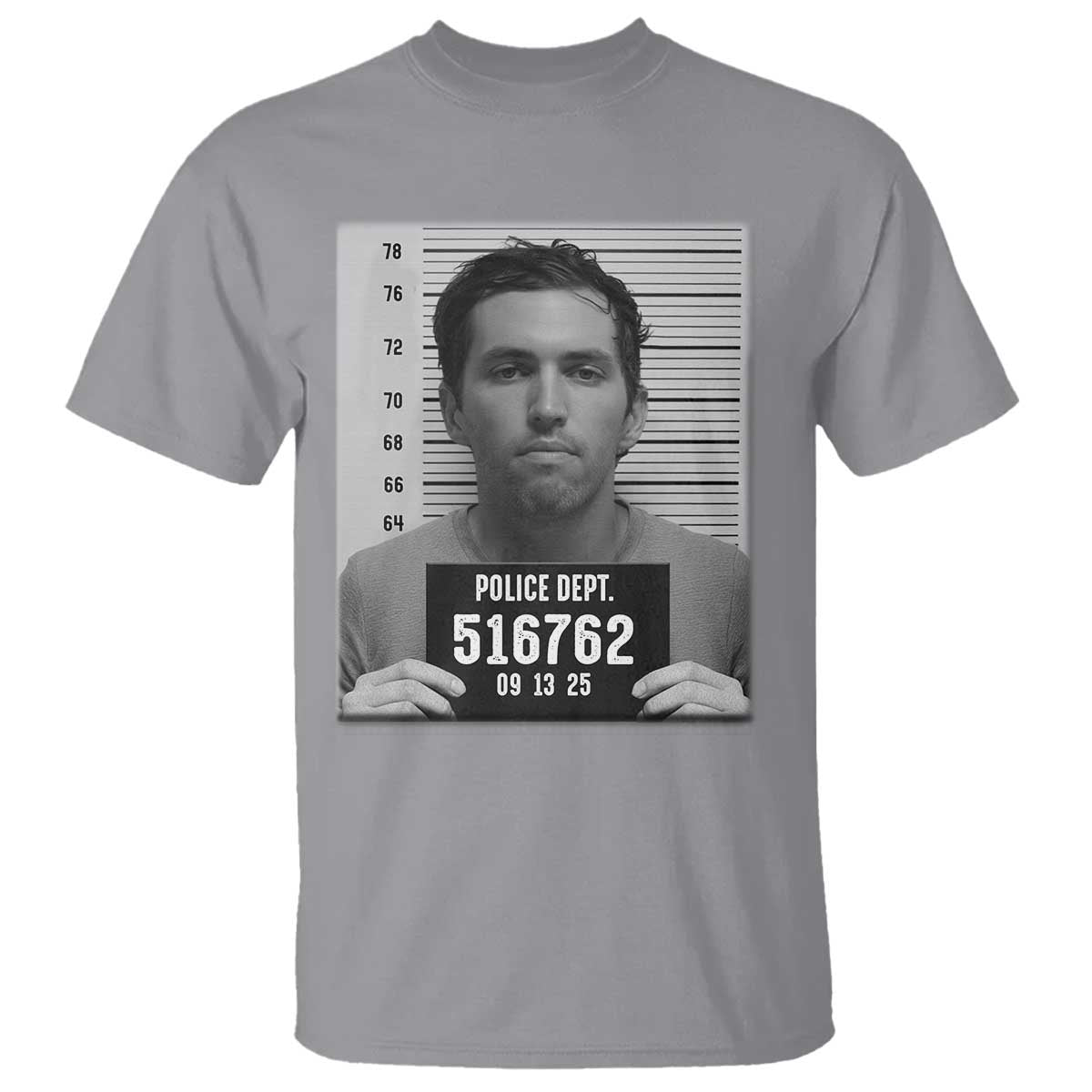 Tyler Robinson Mugshot T Shirt Justice For Charlie Kirk TS02 Sport Gray Print Your Wear