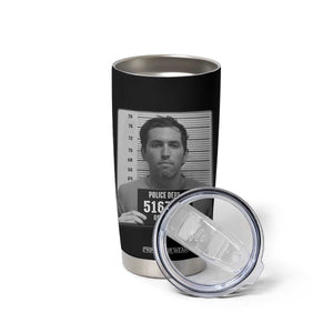 Tyler Robinson Mugshot Tumbler Cup Justice For Charlie Kirk TS02 Print Your Wear