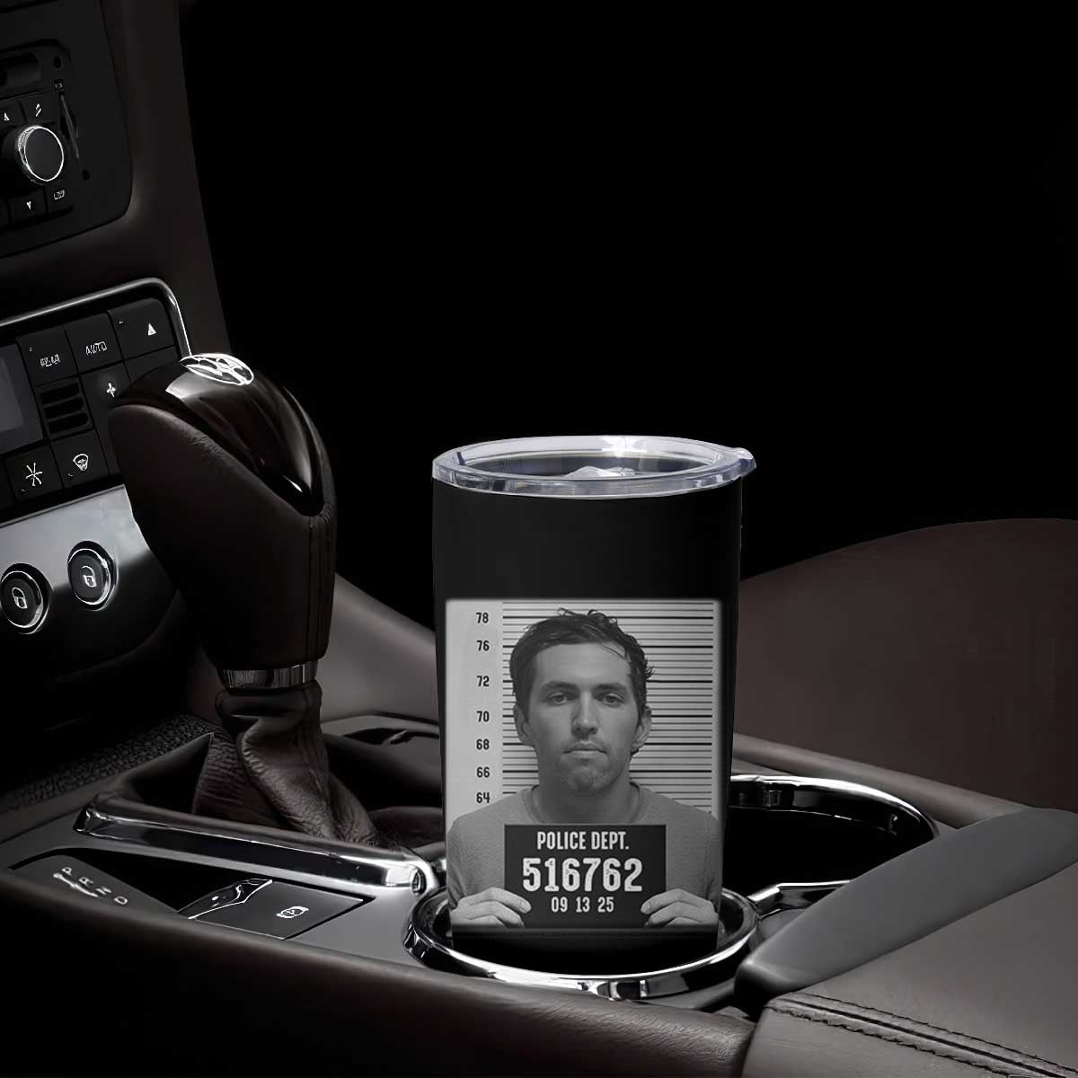 Tyler Robinson Mugshot Tumbler Cup Justice For Charlie Kirk TS02 Print Your Wear