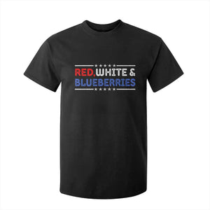 Red White and Blueberries T Shirt For Kid Patriotic Tribute Memorial TS02 Black Print Your Wear