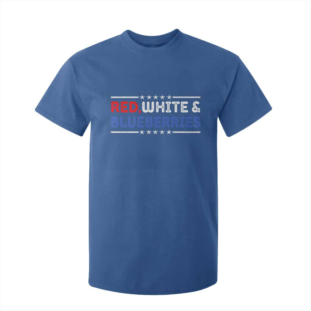 Red White and Blueberries T Shirt For Kid Patriotic Tribute Memorial TS02 Royal Blue Print Your Wear
