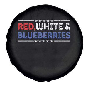 Red White and Blueberries Spare Tire Cover Patriotic Tribute Memorial TS02 Print Your Wear