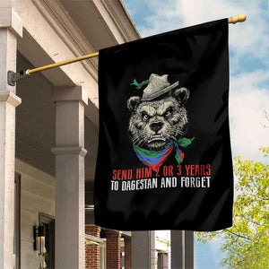 Dagestan Bear MMA Fighter Discipline Garden Flag Send Him 2 3 Years and Forget TS02 Print Your Wear