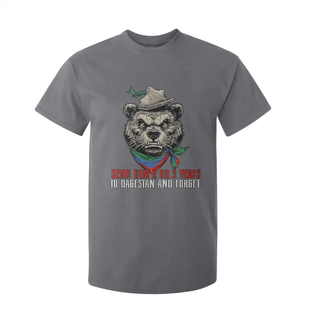 Dagestan Bear MMA Fighter Discipline T Shirt For Kid Send Him 2 3 Years and Forget TS02 Charcoal Print Your Wear