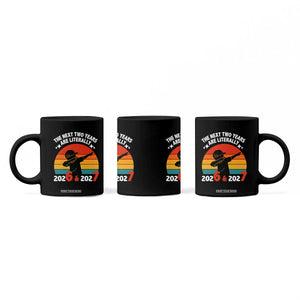 The Next Two Years Are Literally 6 7 Coffee Mug Funny 2026 2027 Meme Dabbing Boy Retro TS02 Print Your Wear