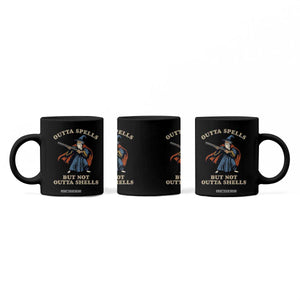 Outta Spells But Not Outta Shells Coffee Mug Funny Wizard Fantasy Meme TS02 Print Your Wear