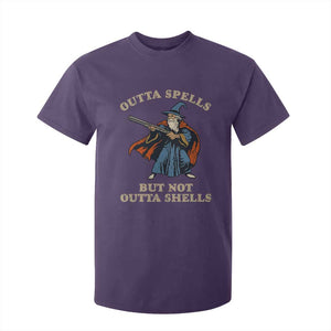 Outta Spells But Not Outta Shells T Shirt For Kid Funny Wizard Fantasy Meme TS02 Purple Print Your Wear