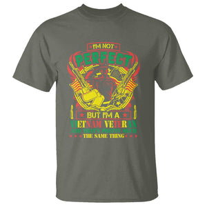 I'm Not Perfect But I'm A Vietnam Veteran T Shirt Patriotic Heroes TS02 Military Green Print Your Wear