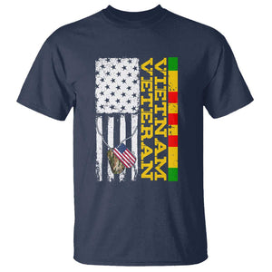 Vietnam Veteran T Shirt Honor Patriotic Soldier American Flag TS02 Navy Print Your Wear