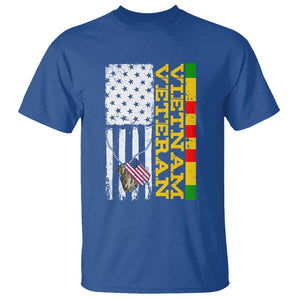 Vietnam Veteran T Shirt Honor Patriotic Soldier American Flag TS02 Royal Blue Print Your Wear