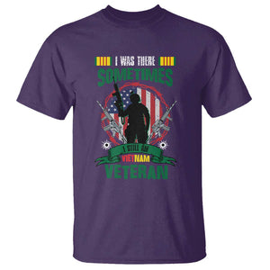 Vietnam Veteran T Shirt I Was There Sometimes I Still Am Vietnam Veteran Patriotic TS02 Purple Print Your Wear