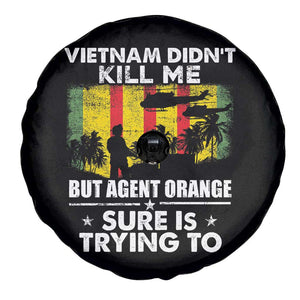 Vietnam Veteran Spare Tire Cover Orange Agent Victims Retired Soldiers TS02 Print Your Wear