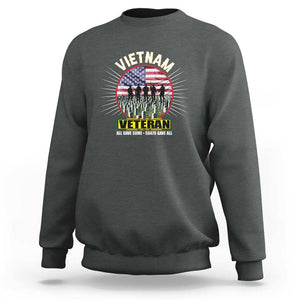 Vietnam Veteran Sweatshirt All Gave Some 58,479 Gave All Patriotic TS02 Dark Heather Print Your Wear