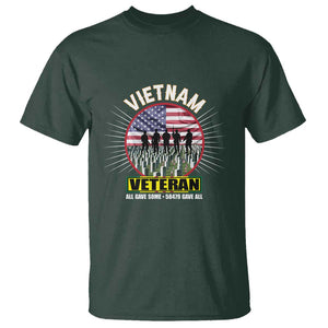 Vietnam Veteran T Shirt All Gave Some 58,479 Gave All Patriotic TS02 Dark Forest Green Print Your Wear