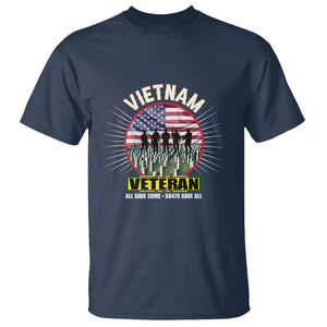 Vietnam Veteran T Shirt All Gave Some 58,479 Gave All Patriotic TS02 Navy Print Your Wear