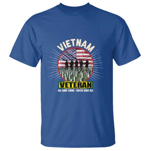 Vietnam Veteran T Shirt All Gave Some 58,479 Gave All Patriotic TS02 Royal Blue Print Your Wear