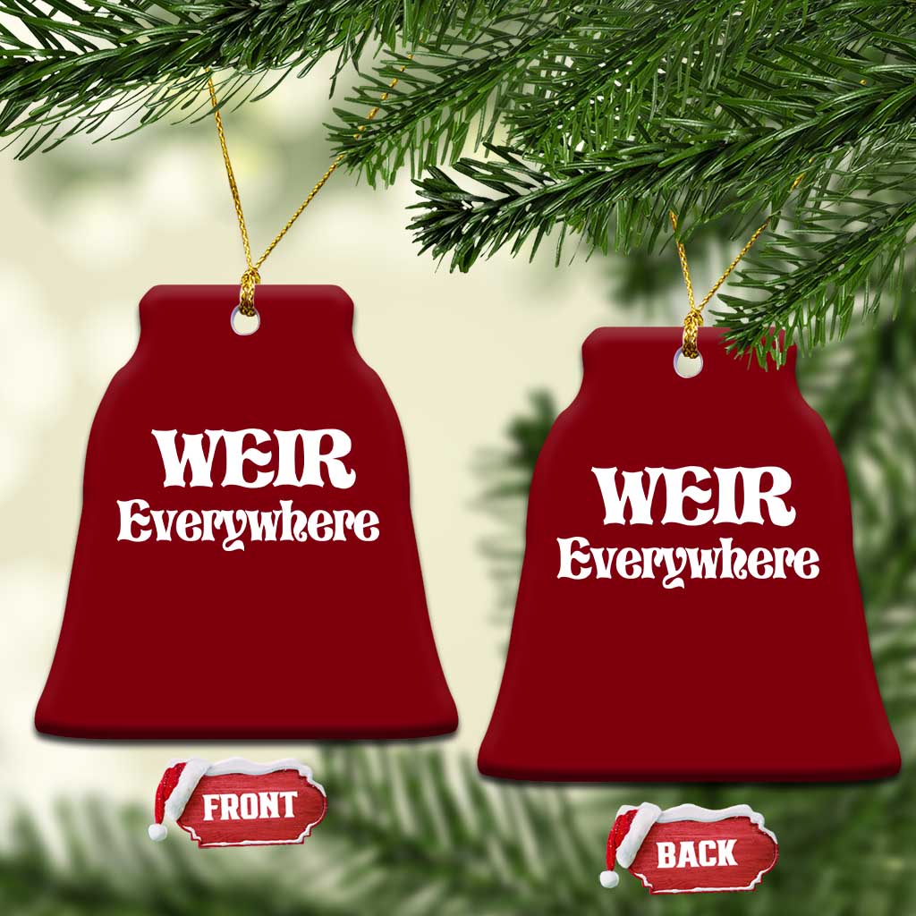 Weir Everywhere Ceramic Ornament Legendary Musician Memorial Retro Tribute for Fans TS02 Print Your Wear