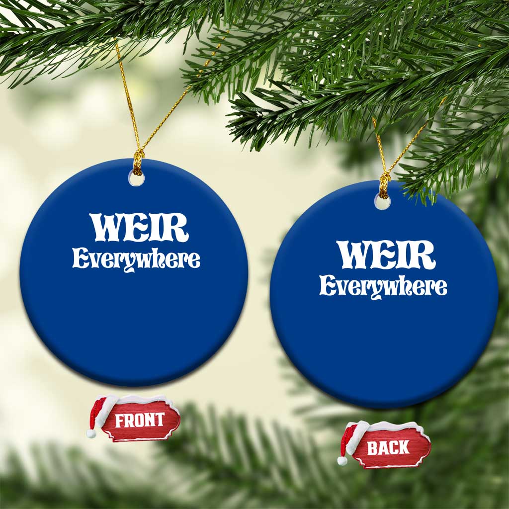 Weir Everywhere Ceramic Ornament Legendary Musician Memorial Retro Tribute for Fans TS02 1pc Blue Print Your Wear