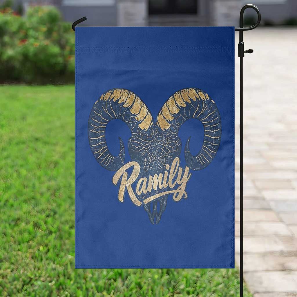 Ramily Bighorn Sheep Skull Ram Lover Vintage Garden Flag TS02 Print Your Wear