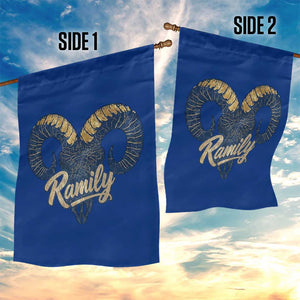 Ramily Bighorn Sheep Skull Ram Lover Vintage Garden Flag TS02 Print Your Wear