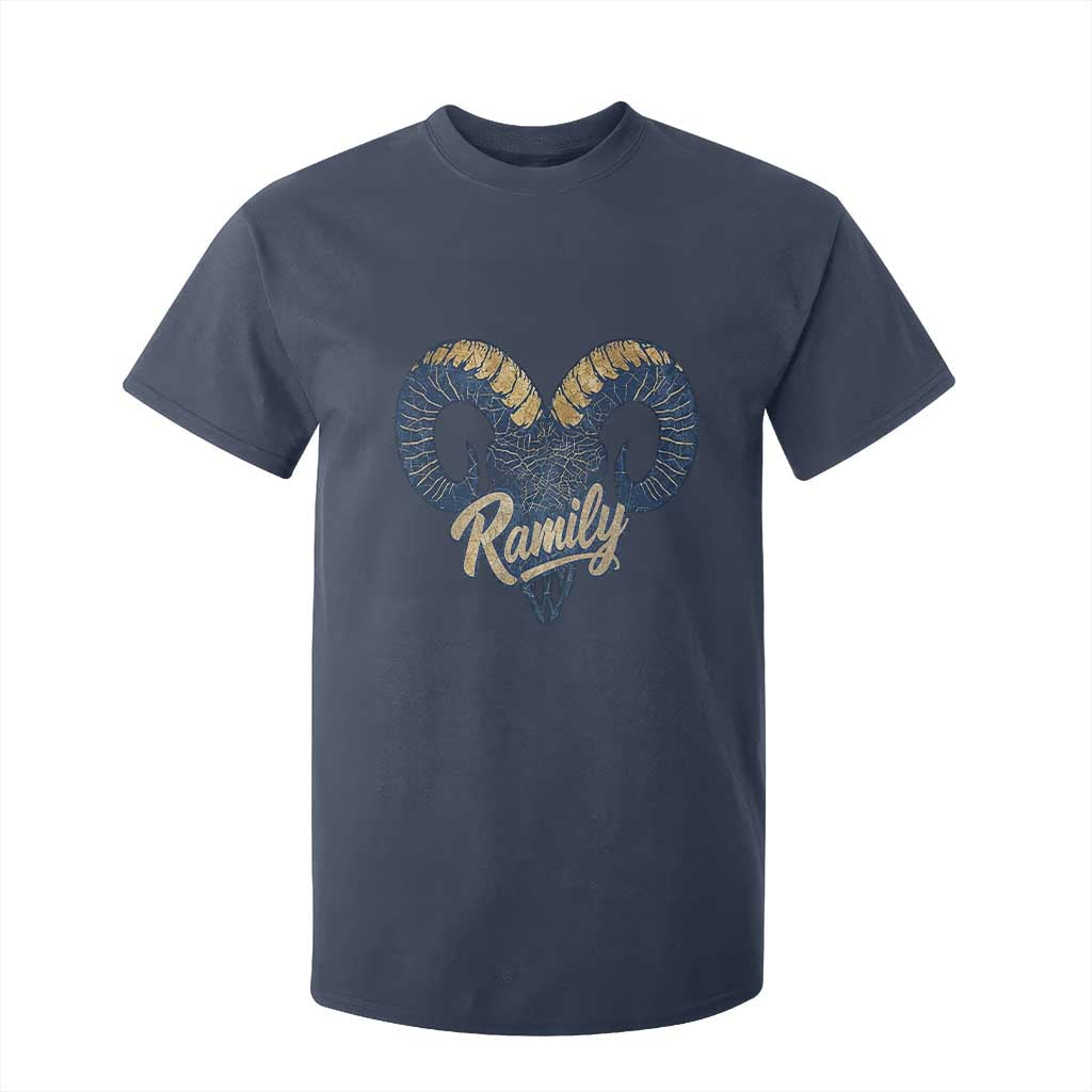 Ramily Bighorn Sheep Skull Ram Lover Vintage T Shirt For Kid TS02 Navy Print Your Wear